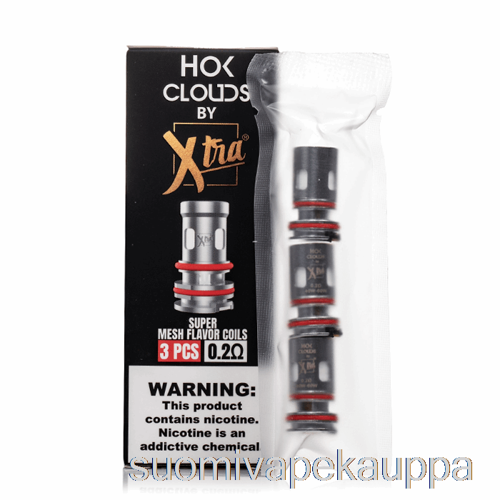 Vape Kauppa Xtra Hok Clouds Vaihtokelat 0.2ohm Kelat